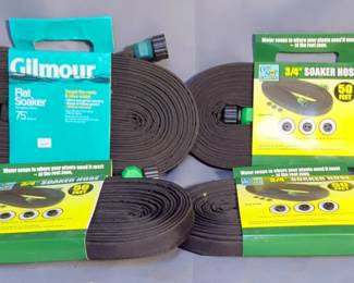 One Stop Gardens 3/4" Soaker Hoses, Qty 4 50' Hoses
