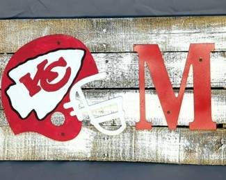 Kansas City Chiefs Wall Decor, 40" X 14"
