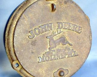 Cast Iron John Deere Moline Ill Corn Planter Lid