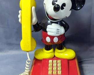 Tyco Industries Inc. Mickey Mouse Telephone Model 1245, And American Telecommunications Corporation, The Mickey Mouse Phone