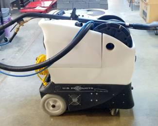 U,S, Products King Cobra 1200 Pro Portable Cleaner/Extractor With Evolution Extraction Wand, Hose Reel, Hose, 16 Gal Solution Container And More, Powers On