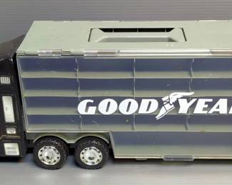 Matchbox NJ1008 Car Hauler Truck-Toy Carrying Case Holds 40 Cars, And Redbox GoodYear Toy Car Hauler Carrying Case