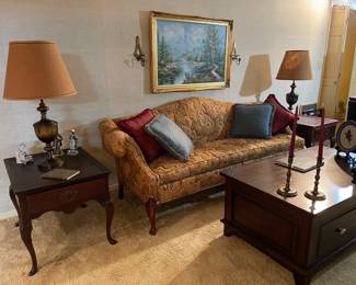 CLAYTON MARCUS CAMEL BACK SOFA