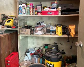 EXTENSION CORDS, SPRAYERS, SHOP VAC
