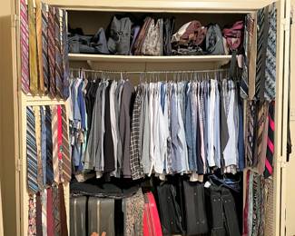 MENS SHIRTS, TIES AND OTHER LUGGAGE