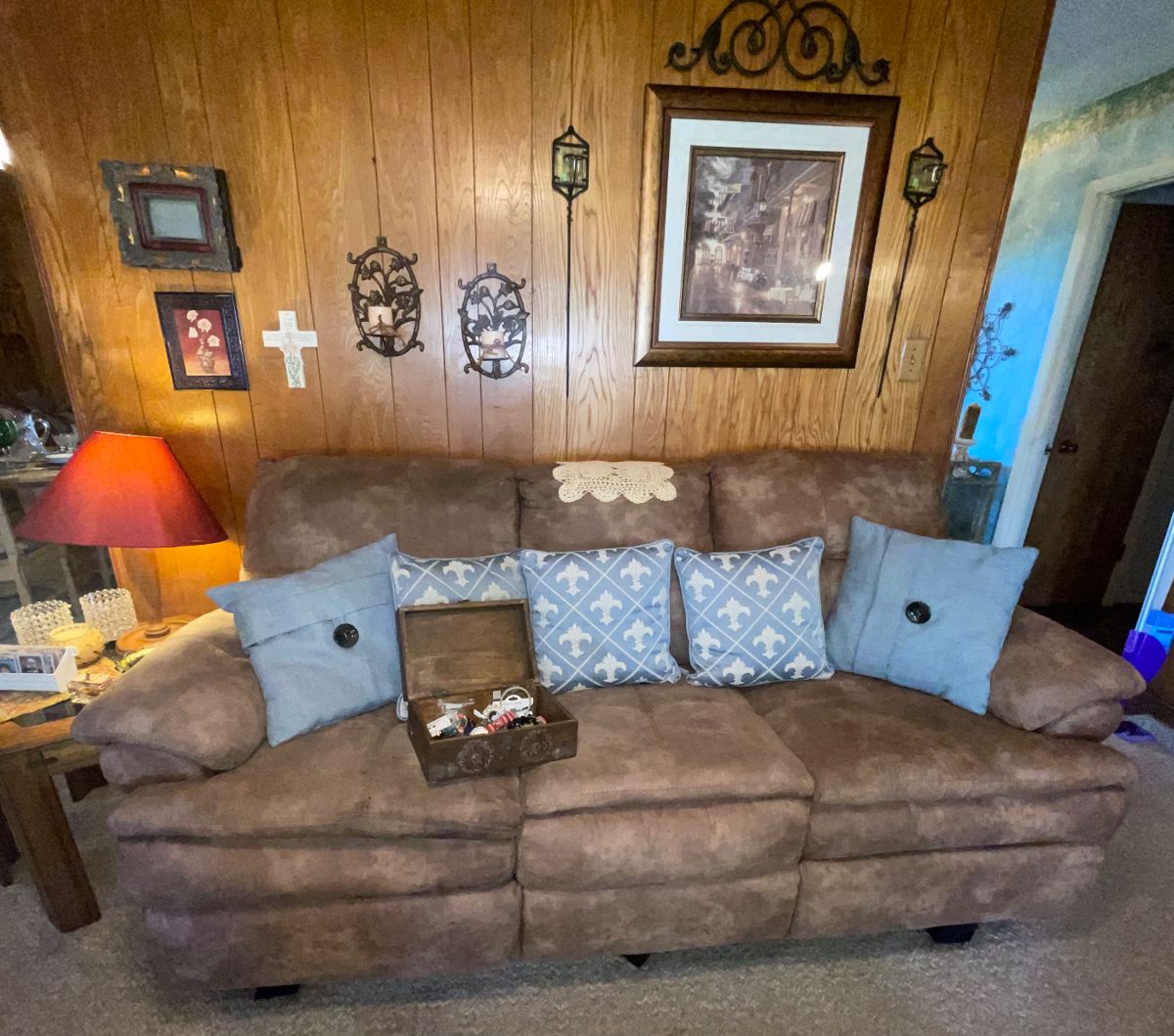 Reclining Sofa, Art, Wall Decor 