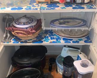 Slow Cookers, Blender, Stand Mixer,  Platters, Serving Pieces,  Casserole Dish