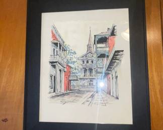 Signed New Orleans Print