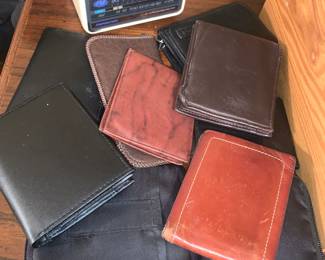 Leather mens wallets