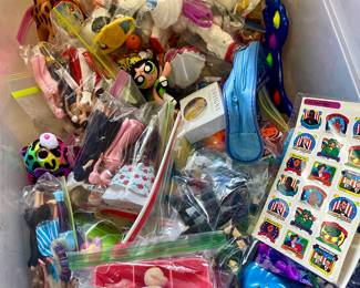 Bags of Vintage Meal Toys and other Toys