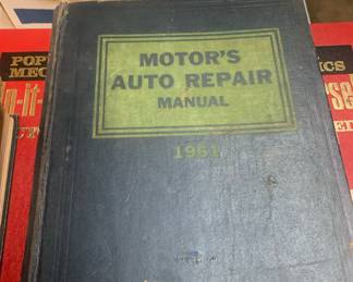 1961 Automotive Repair Books 