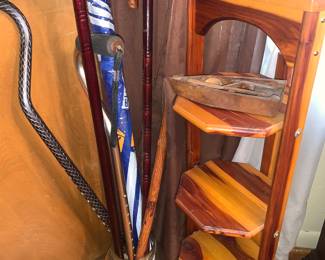 Umbrella and Canes, Folding Self