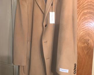 New Calvin Klein Cashmere Coat 