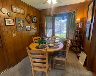 Dining area Table and Chairs (sold)