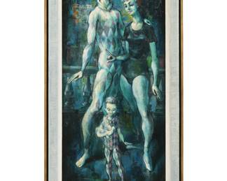 Lot 31: 1957 Raymond Howell Jester Family Portrait