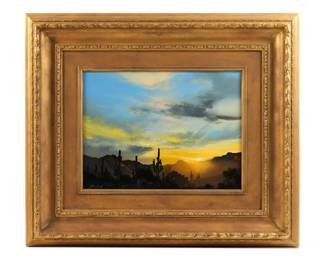 Lot 176: Dale Terbush Turn Silent to the Night Landscape