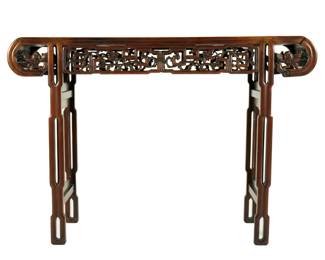 Lot 85: Chinese Carved Hardwood Altar Table