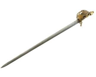 Lot 186: Rare Prussian Model 1732 Infantry Officers Sword