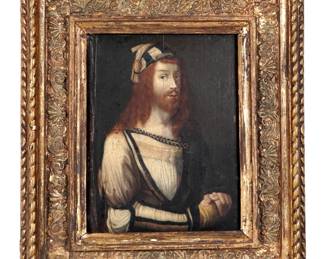 Lot 191: Early after Albrecht Durer Self Portrait at 26