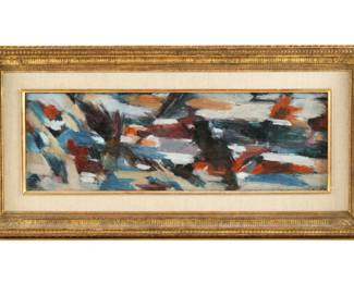 Lot 65: Jean Bazaine 1956 Dunes Abstract Painting