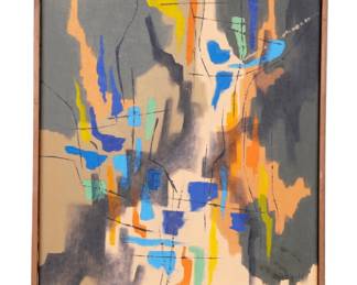 Lot 340: Roger Selchow Rhapsody Abstract Composition