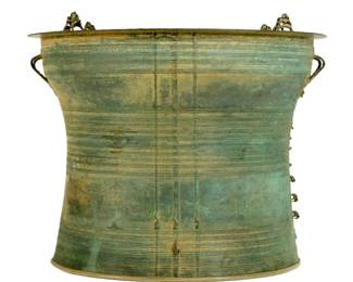 Lot 251: Bronze Burmese Karen Rain Drum