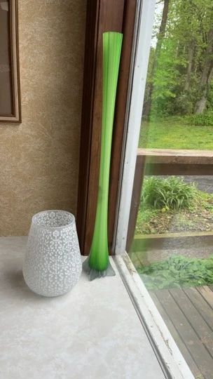 26 Tall MCM Green Vase