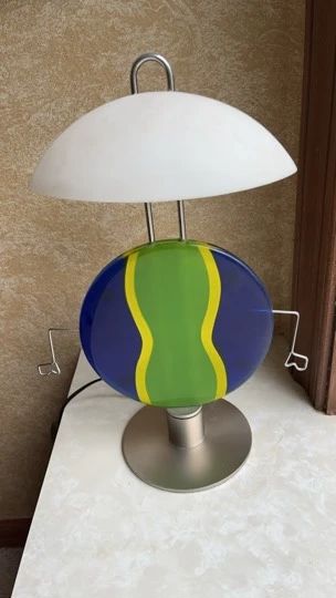 001 Unbelievable Murano Swirl Futuristic MCM Lamp