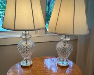 Matching Waterford Lamps 