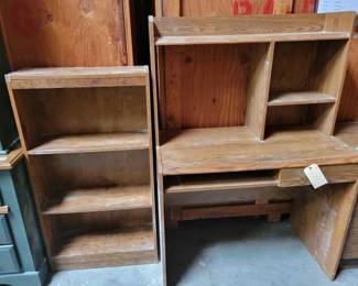 #5014 • Computer Desk and Bookcase
