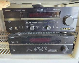 #1052 • 2 Yamaha Natural Sound AV Receivers
