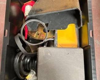 #3124 • Tote With Car Parts and Soldering Gun
