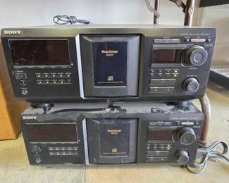 #1118 • 2 Sony Mega Storage 400CD
