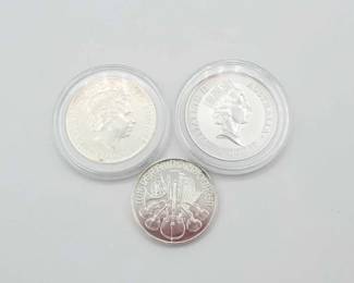 #612 • (3) 1oz Fine Silver Coins
