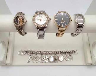 #710 • Watches and Charm Watch Bracelet
