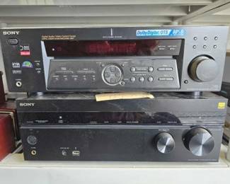 #1068 • Sony Stereo FM-AM Receiver STR-DE475 and Sony Multi Channel AV Receiver STR-DN860
