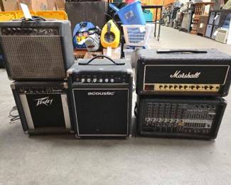 #2072 • (5) Guitar Amplifiers
