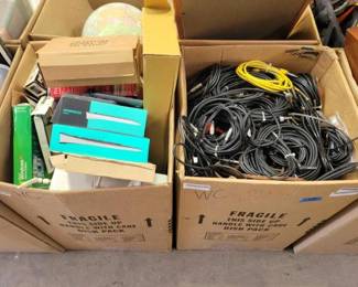 #2560 • Two Boxes of Keyboards Speaker Wire
