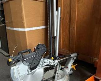 #3014 • Chicago Electric 12" Miter Saw with Ryobi Stand
