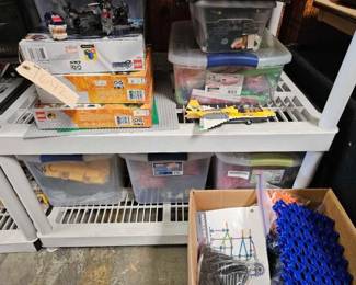 #1642 • Lego Sets and Totes of Lego and other Building Blocks/Items
