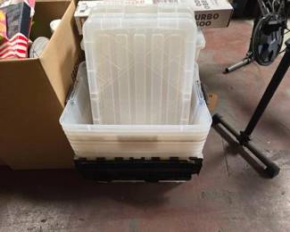 #2238 • (9) Plastic Totes
