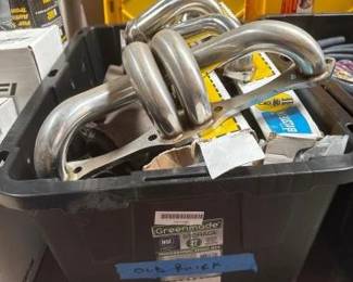 #3204 • Tote with Car Parts and More
