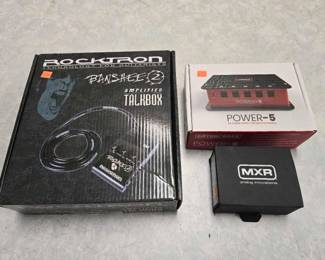 #2022 • Banshee 2 Amplified Talkbox, MXR Uni-Vibe Effect Pedal, Gator Cases Power-5 Power Supply
