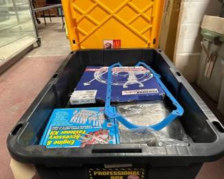 #3116 • Tote with Engine Parts
