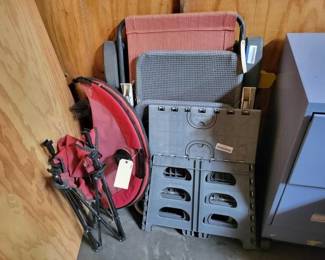 #5030 • Lawn Chairs and Step Stool
