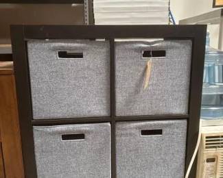 #4040 • Wood Dresser with 4 Bins
