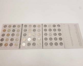 #628 • (25) Washington Quarters with 1999-2003 State Collection Book
