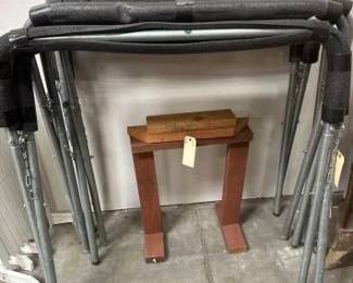 #4002 • 3 Pieces of Wood & Drying racks for car, hoods, and doors
