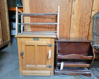 #5020 • Shoe Rack Cabinet and Magazine Rack
