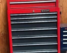 #3034 • Craftsman ToolBox & Husky ToolBox Stacking ToolBox on Wheels
